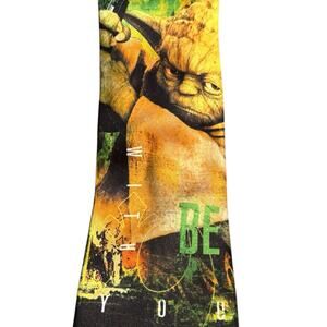 Star Wars Yoda Tie Men One Size Lightsaber Print Geek Chic Academic Preppy